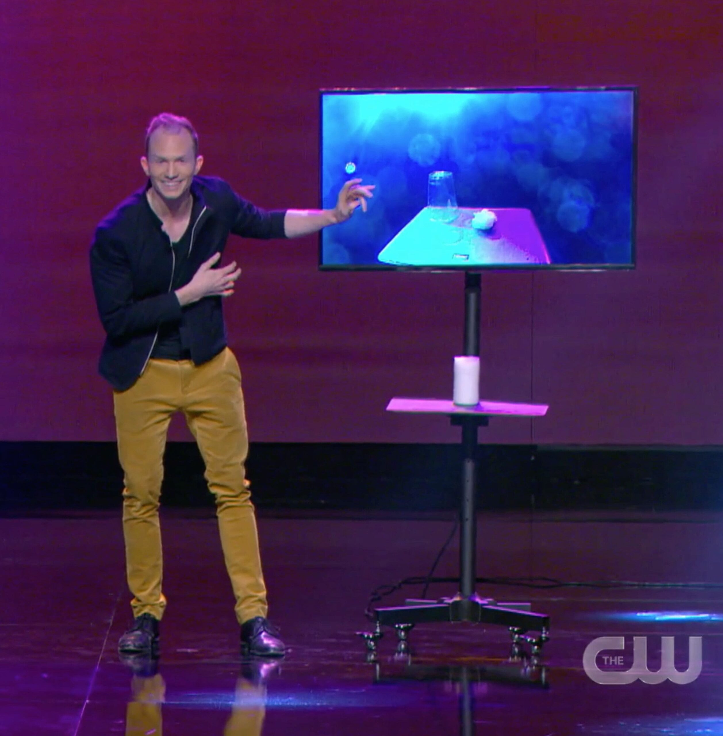 Trigg blends the real world with the digital world in his performances